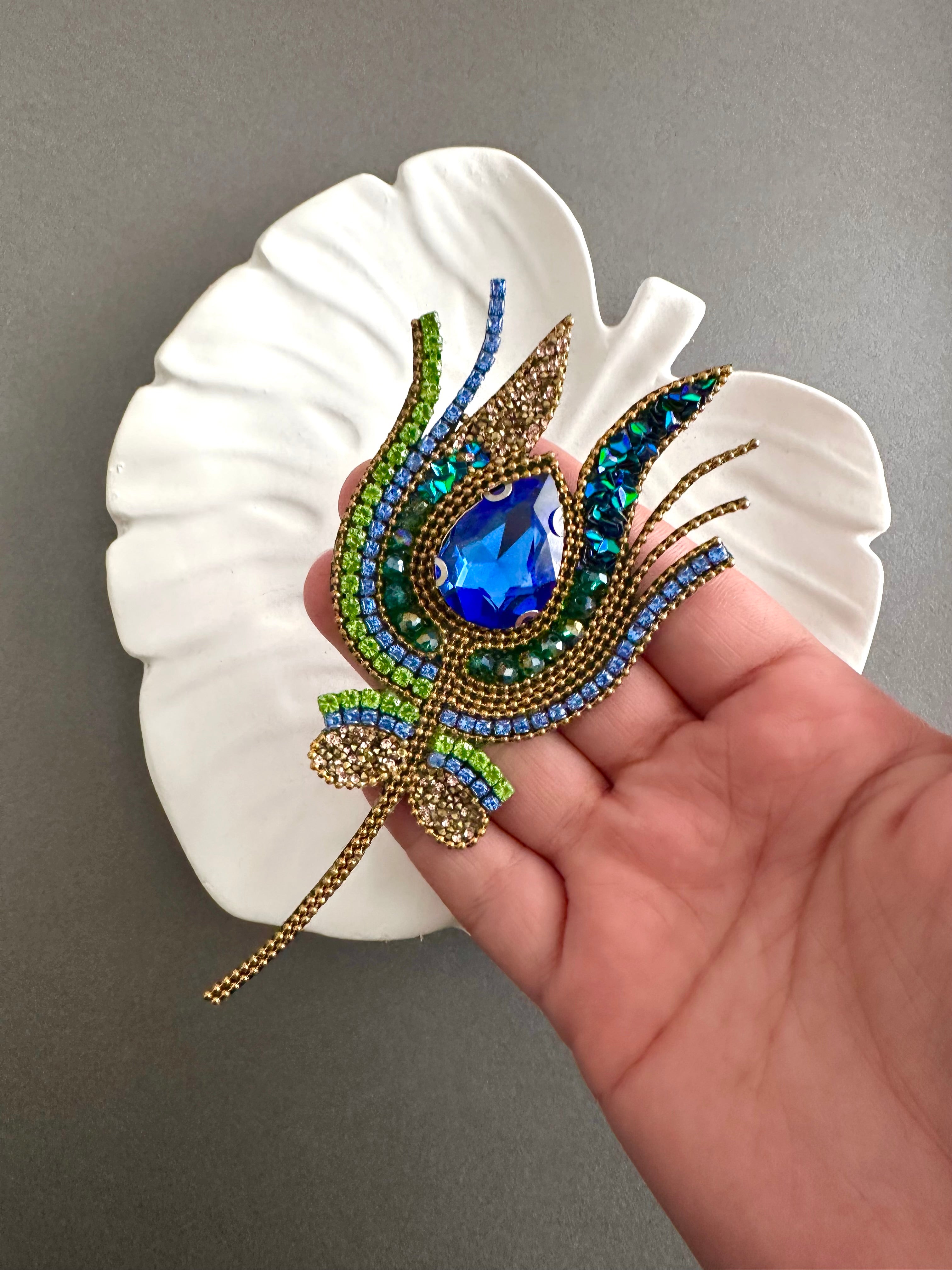 Peacock feather