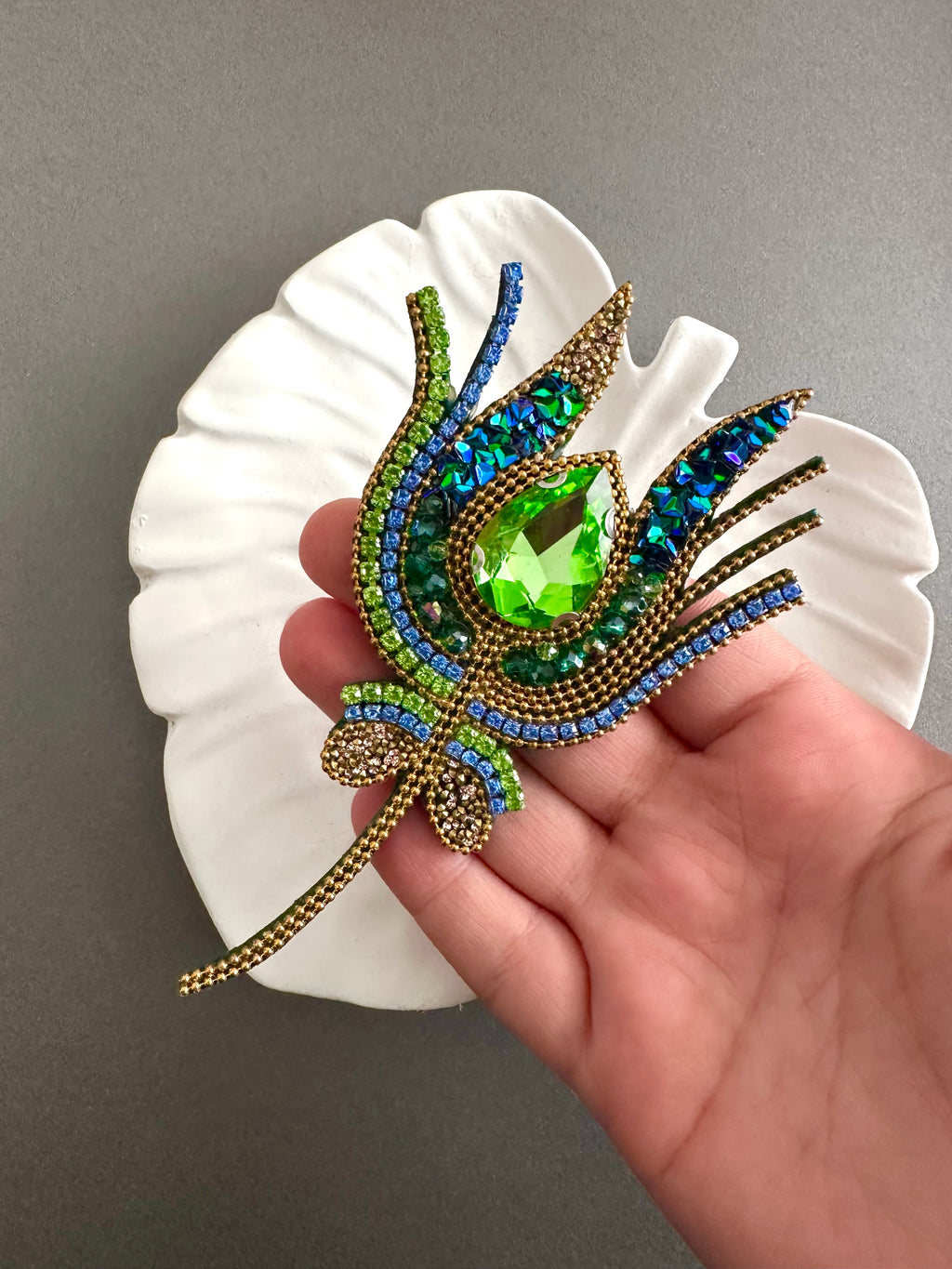 Peacock feather