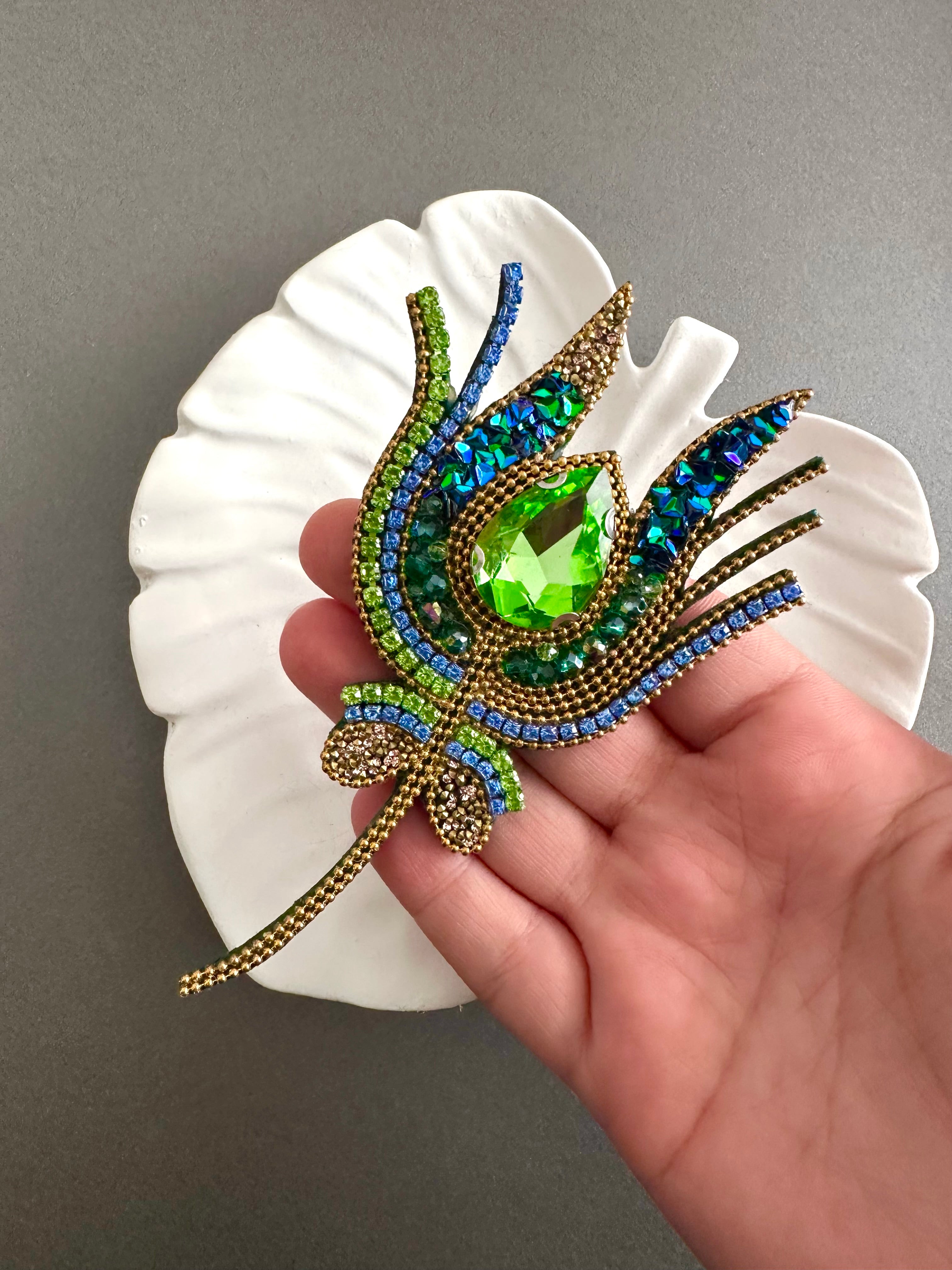 Peacock feather